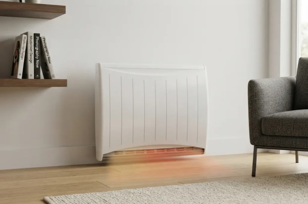 High heat retention storage heater installed in a Perth home