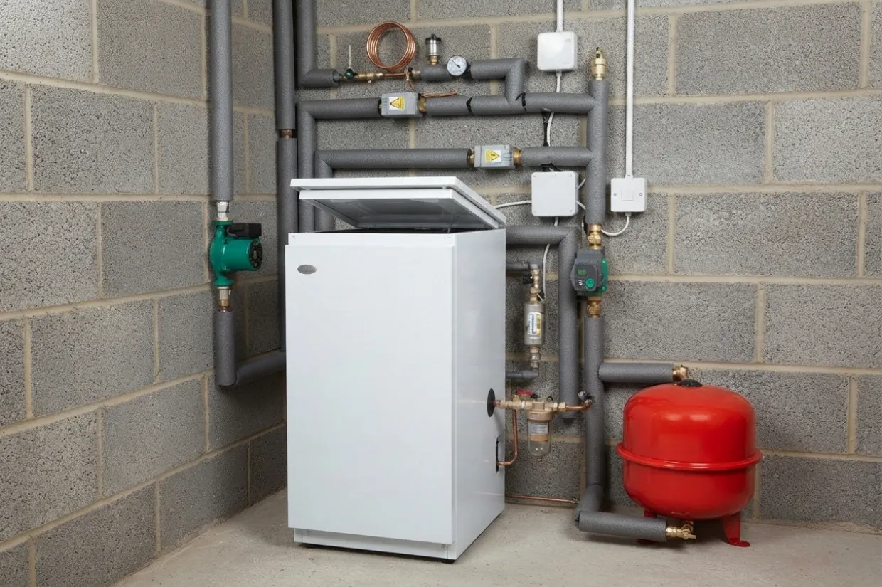 NB-4-Oil-boiler-installation-perth Oil boiler installed at a property in Perth
