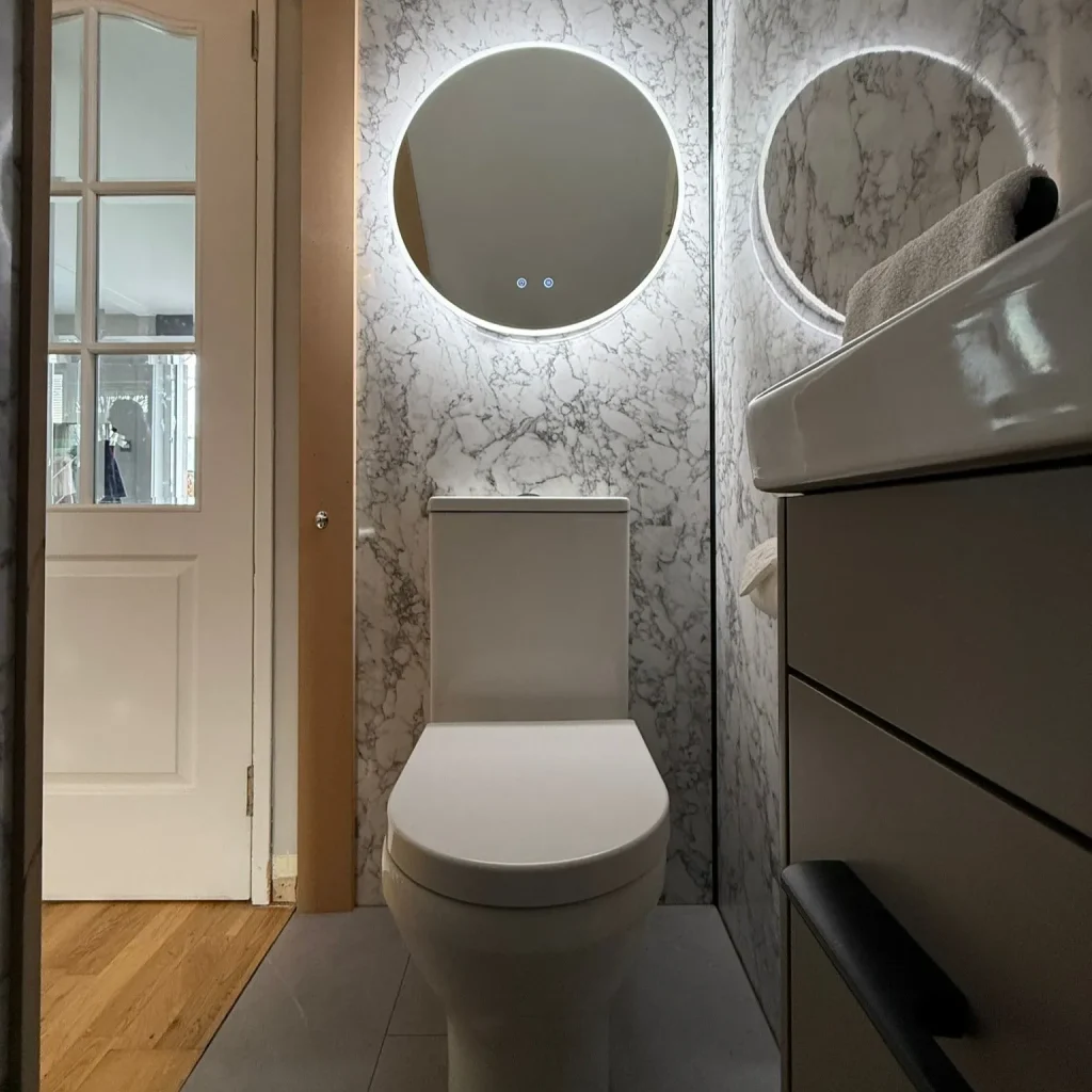 Fresh bathroom remodeling, bathroom installation
