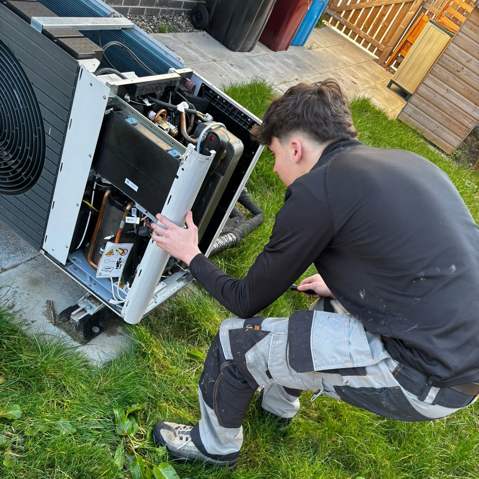 Air source heat pump servicing Perth